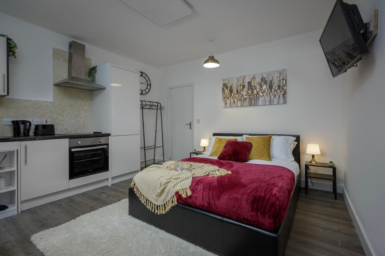 King Sized Luxury - Stylish Studio Flat Blackpool Exteriör bild