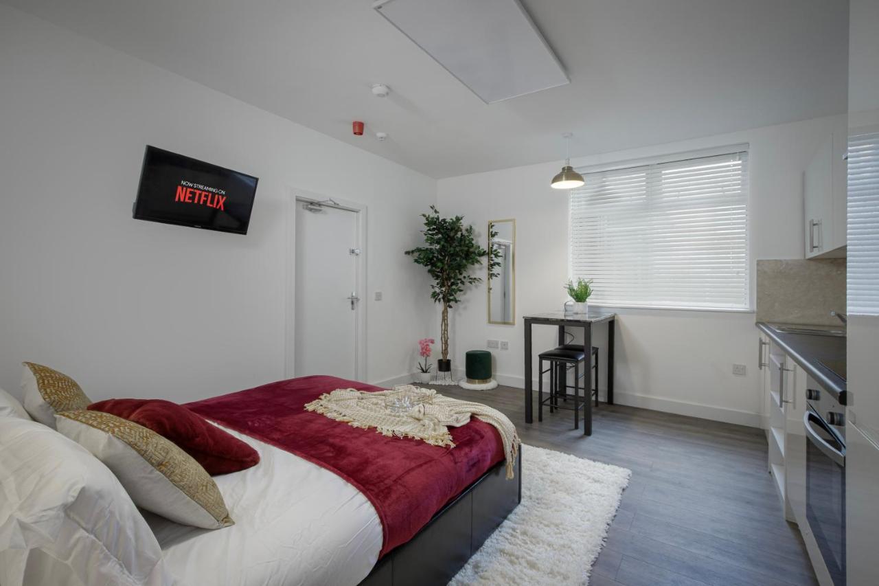 King Sized Luxury - Stylish Studio Flat Blackpool Exteriör bild